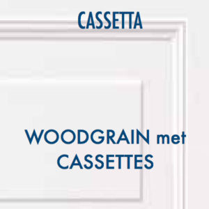 premium sectionaaldeur belijning : woodgrain met cassettes | Brabant Deur